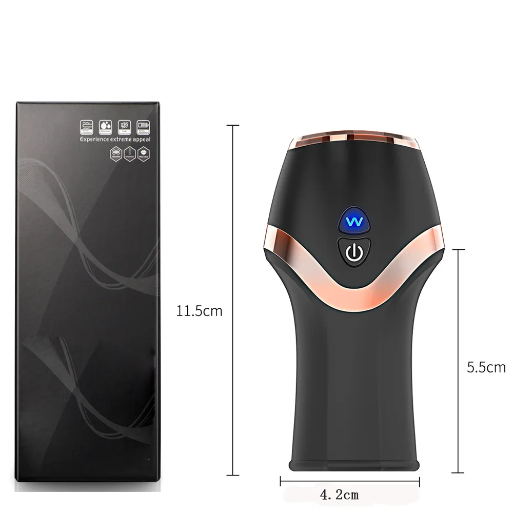 Masturbators 12 Speed Vibration Modes Thrusting Automatic Masturbator With Multiple USB Chargeable Realistic V_voghion.com