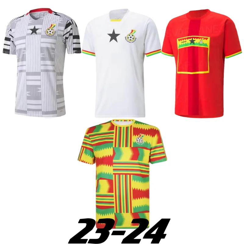 2023 2024 ghana thomas soccer jerseys 2023 2024 schlupp kudus j ayew aidoo jr ayew afena amartey djiku caleb ekuban samuel owusu football shirt breathable