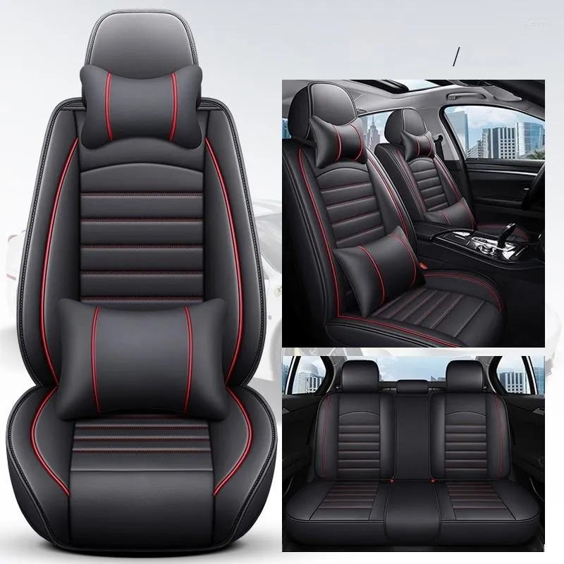 Capas de assento de carro universal all inclusive capa de couro para cs75 changan cs55 cs35 plus acessórios automóveis protetor resistente ao desgaste