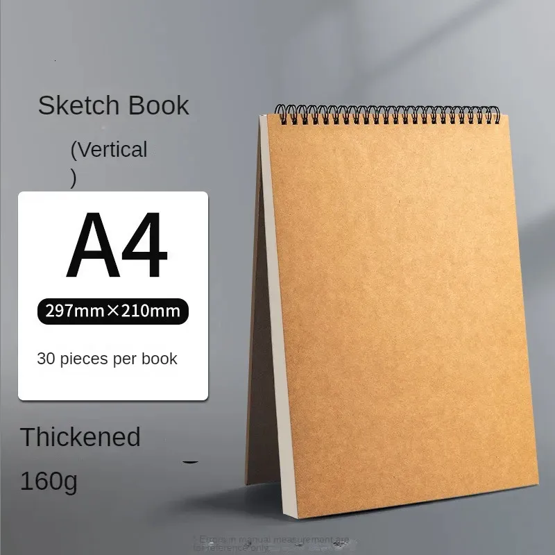 A4 8k 16k 32k Thick Loose Leaf Replaceable Cover Art Sketch Book