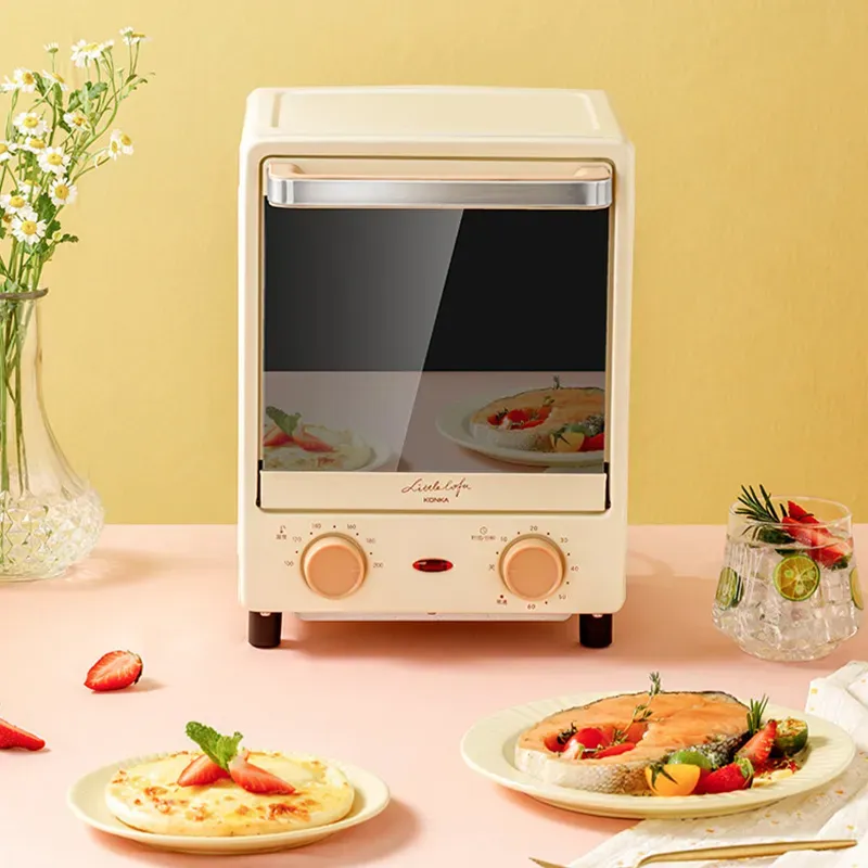 KONKA 12L Mini Forno Elettrico Verticale A Tre Strati Cutebaking Posizione  Forno Multifunzione Forno Elettrico Sicuro A Prova Di Esplosione Da 761,47  €