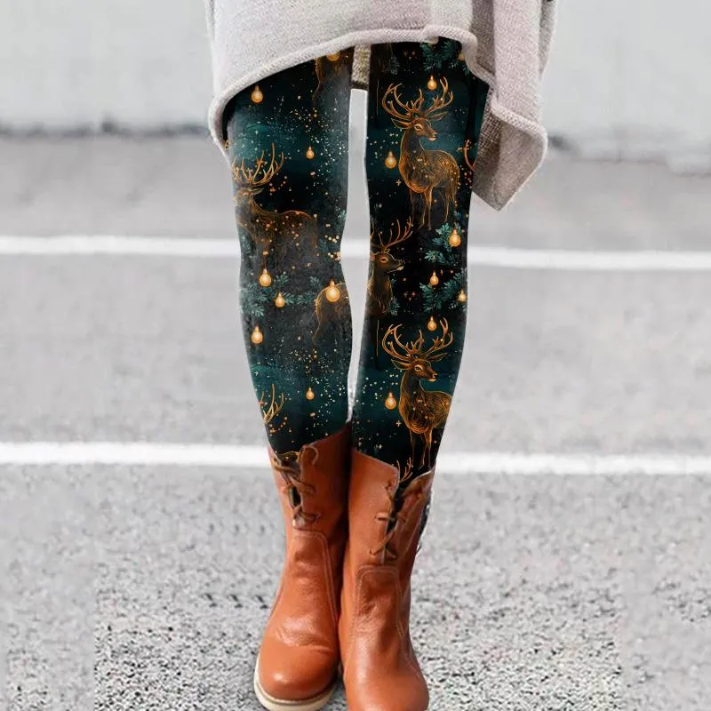 Christmas Print Brushed Christmas Leggings Womens For Women Slim Fit Yoga  Pants, Running Tights, And Workout Tops For Casual Wear And Xmas Gift From  Matthewaw, $12.25