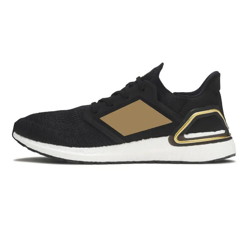 Ultraboost 19 black best sale gold