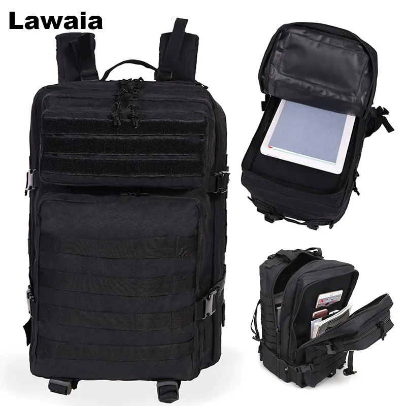 School Bags Lawaia Trekking Backpack 30L50L Outdoor Sports Camping Hunting Backpack Tactical Backpack Hiking Military Army Rucksack 230926
