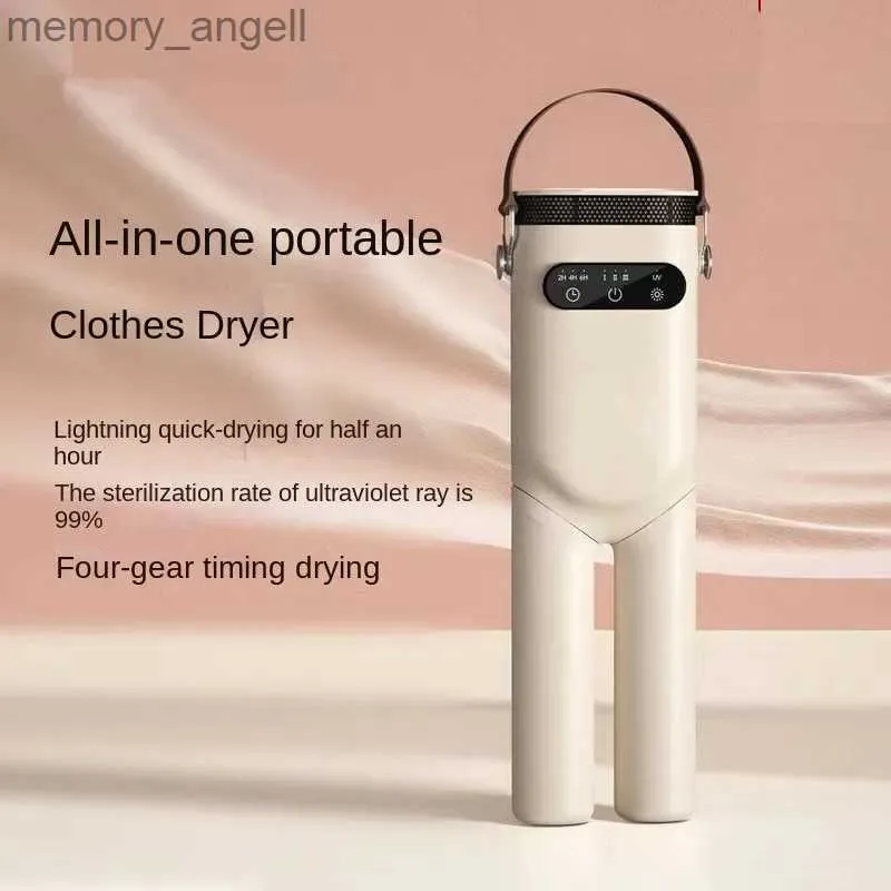 Clothes Drying Machine 220V Dryer Folding Portable Clothes and Shoes Dryer Travel and Business Dormitory Mini Clothes Dryer Sterilizing Clothes Hanger YQ230927