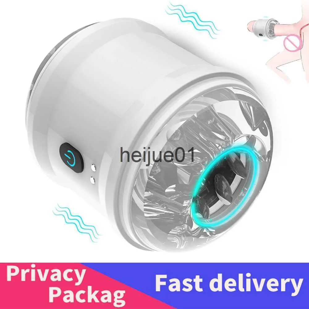 Masturbators Sex Machines Toys For Men Erotic Masturbator Cup Automatic Rotation Sex Machines Male Pussy Pocket Adult Male Masturbation Cup x0926