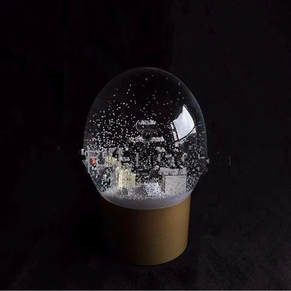 Gouden Sneeuwbol Met Parfumflesje Binnenin 2016 Sneeuwkristallen Bol voor Speciale Verjaardag Nieuwigheid Christmas261J