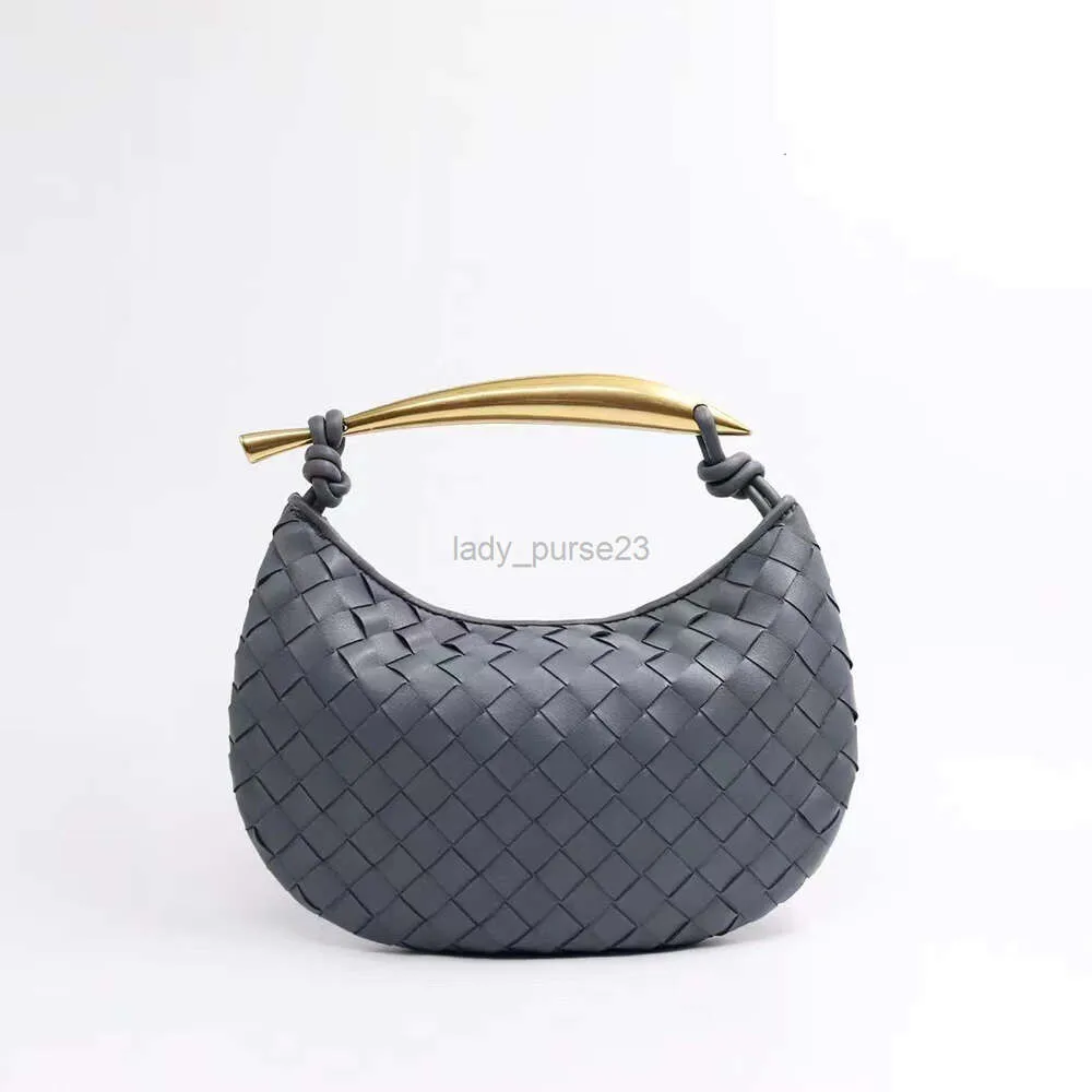 Borse classiche sotto le ascelle Borsa da donna Borsa firmata Botteega Mezzo squalo Sardina Borsa a pieghe in morbida pelle intrecciata Grande capacità Trasporto casual 29 cm 2u0s