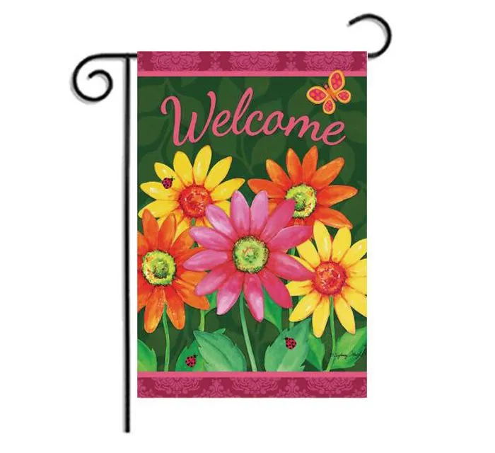 sublimation Blank Garden Flag American Garden Flags heat tranfer printing Garden Banner blank banners size 30*45cm