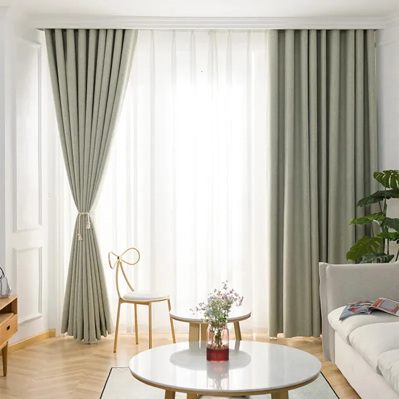 Cortinas térmicas aislantes para ventana, cortina opaca de 100% con Panel  de luz completo y