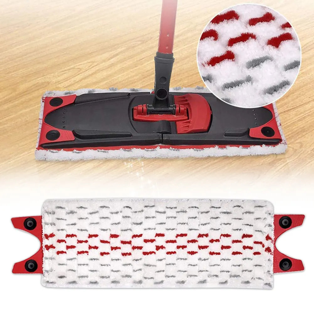 Bufory podłogowe części 3PCS Cleaning Kitchen Mop Pad Home Bathroodzin Mikrofibra Złomowy spryskiwanie Spring Głowica do Vileda Ultramax 230926