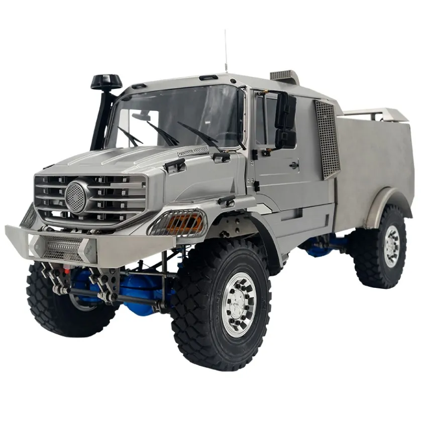 JDM-157 1/14 Afstandsbediening Off-Road 6*6 Trailer Klimmen Militaire Truck Gewicht Ondersteuning Voor Tamiya Lesu Rc Truck Trailer