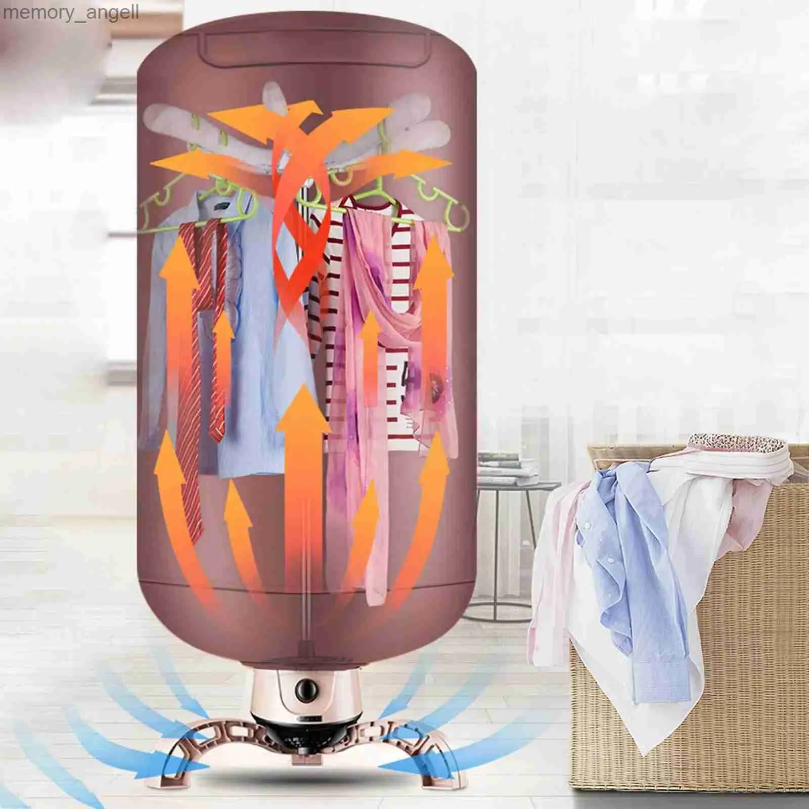 Clothes Drying Machine Electric Clothes Dryer Machine 900W PTC Heating Portable Dryer Drying Rack for Laundry Travel Electric Clothes Drying YQ230927