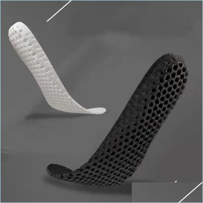 Shoe Parts Accessories Foam Evn Insole Honeycomb Breathable Shock Absorption Sports Sweat-Absorbent Deodorant Insoles Before 4 Aft Dhai0