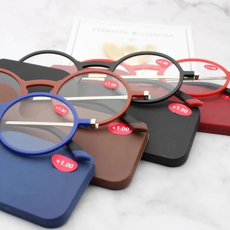 Sunglasses Anti Blue Light Reading Glasses Women Anti-Glare Presbyopic Computer Eyeglasses Diopter Round Magnifier