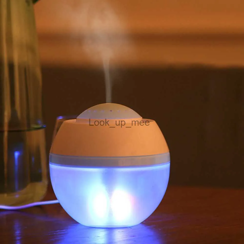 Humidificateurs Diffuseur d'arôme d'humidificateur d'air électrique USB 500 ml avec LED 7 changement de couleur diffuseur d'huile essentielle aromathérapie brumisateur YQ230927