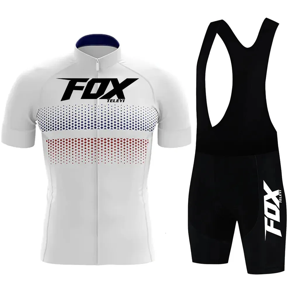 Teleyi Mens Fox Cycling Top And Shorts Set Quick Dry MTB Bike Clothing For Summer Racing And Sports 230925 From Huo06 9.51 DHgate.Com