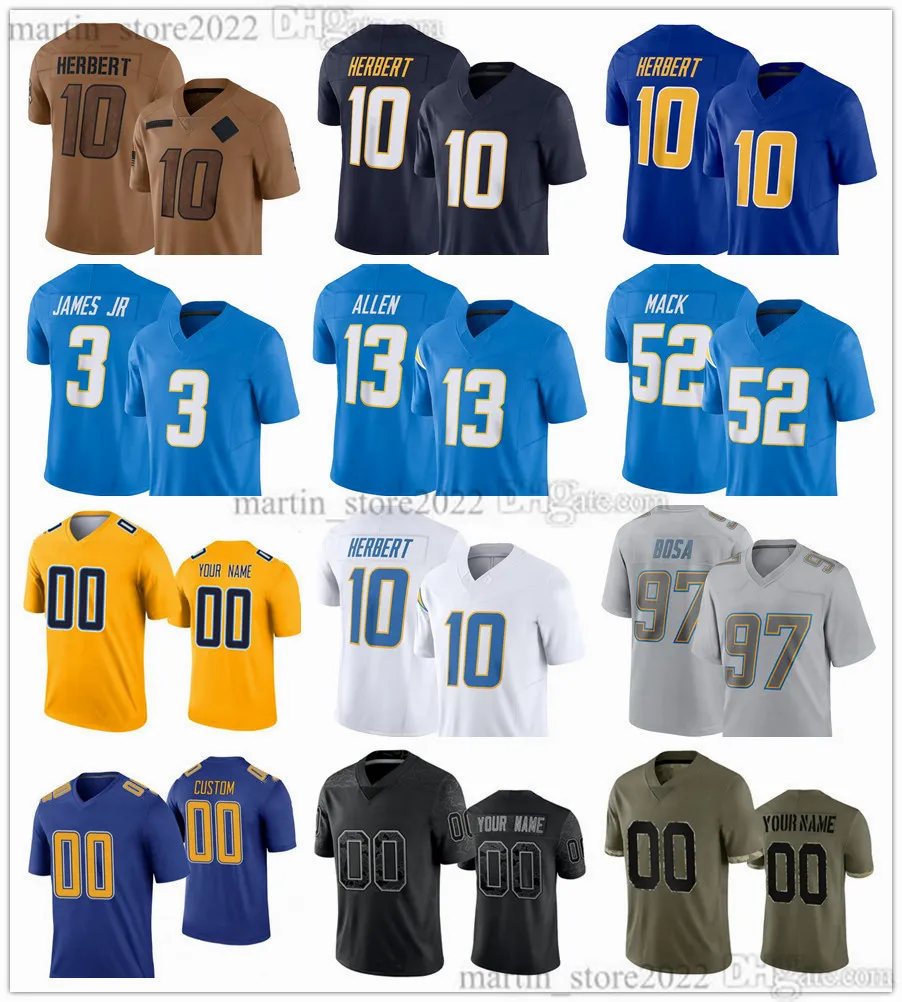 2023 Koszulki 21 Ladainian Tomlinson 14 Dan Fouts 55 Junior Seau 19 Lance Alworth 80 Kellen Winslow 0 Daiyan Henley 27 J.C. Jackson 25 Joshua Kelley 28 Isaiah Spiller