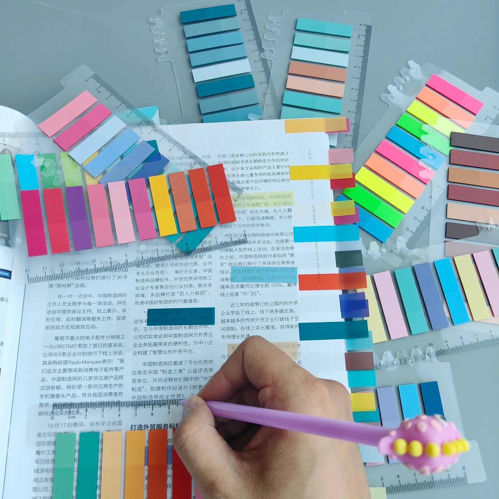 Transparent Sticky Note Stickers - 2400 Sheets! Self-Adhesive ...
