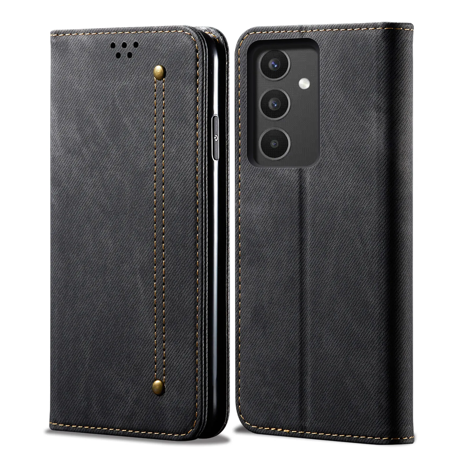 Jeans telefoonhoesjes voor Xiaomi 13 12t Redmi Note 13 12 K60 POCO F5 C50 Pro Ultra 4G 5G 5G Wallet Leather Cover Case