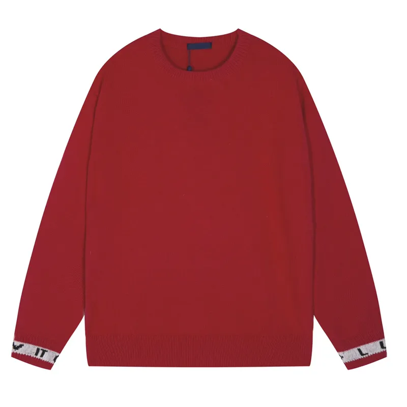 ファッションデザイナーのセーターパーカーレターJACQUARDクルーネックセーターサイズ：男性と女性のためのS-XXLプルオーバーセーター