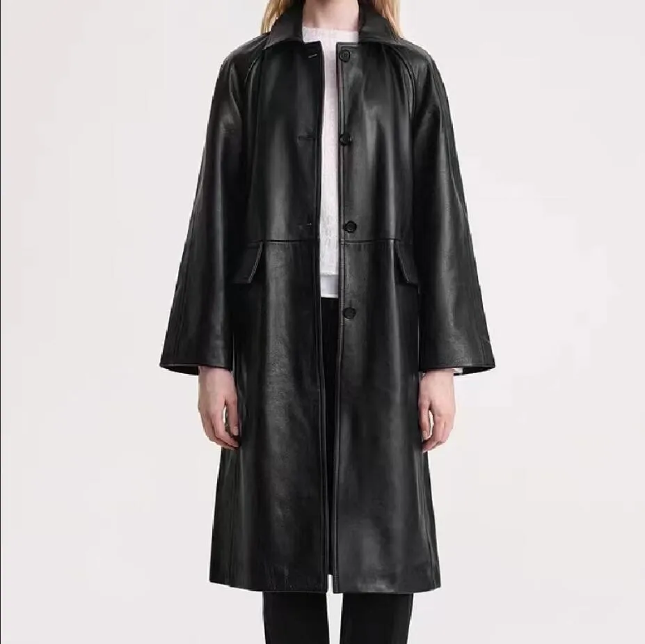 totem ブラックラグランレザージャケット