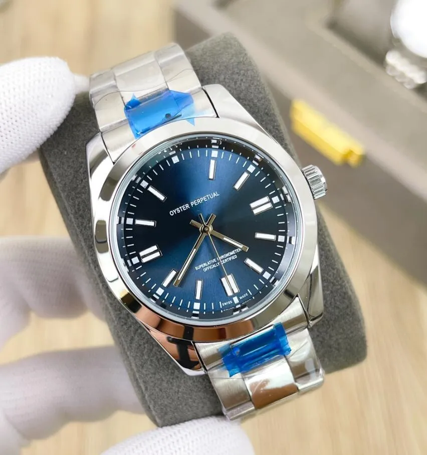 Luxury Oyster Perpetual Quartz Automatic Date Watch With Stainless