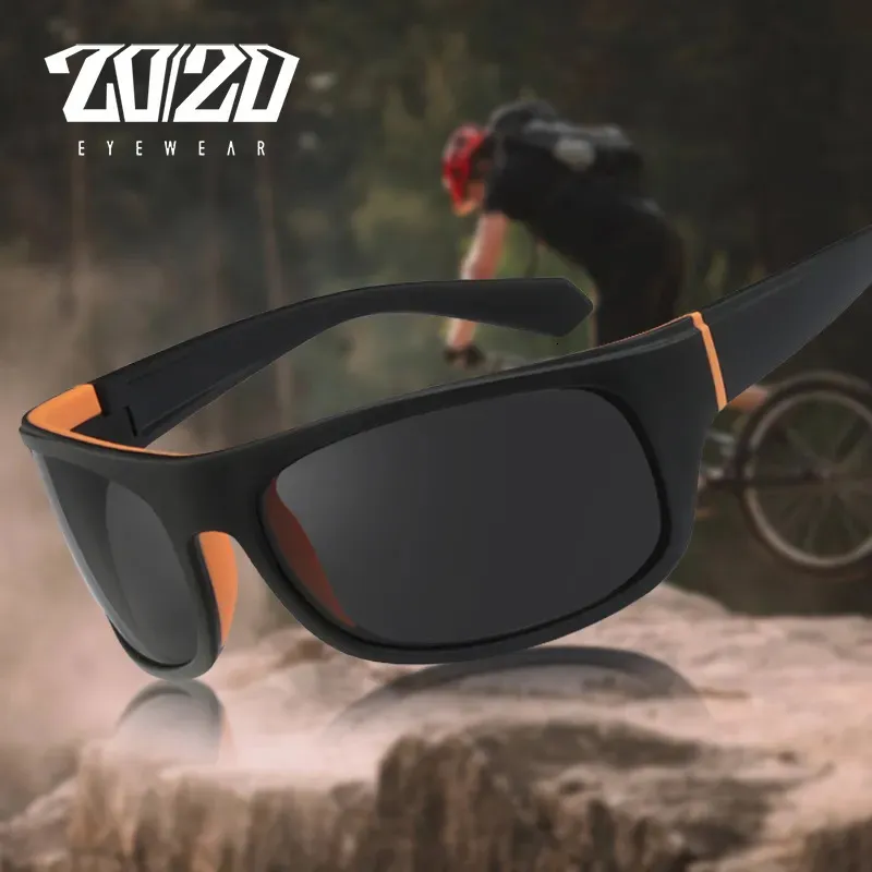 A Pair Of Men's Polarized Sunglasses For Cycling And Fishing, With
