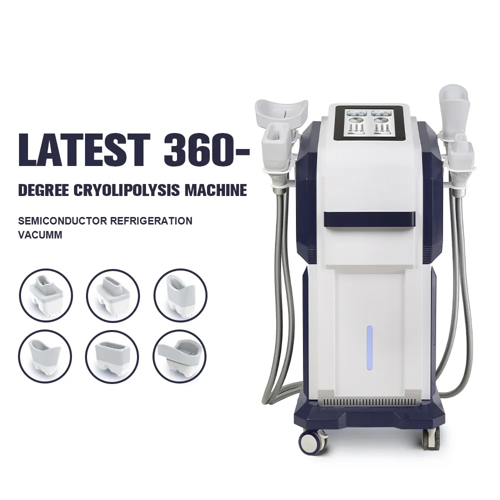 Corps de gel de graisse approuvé par la FDA amincissant la machine de perte de poids sous vide RF cryolipolyse équipement professionnel dispositif de cryothérapie réduction de graisse
