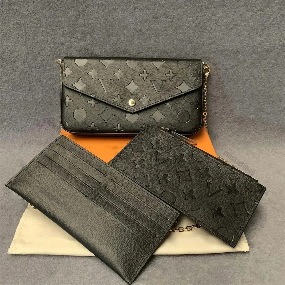 Haute Qualité Multi Pochette Felicie Designer Sacs À Main Femmes Sacs À Main Bandoulière Bourse Louiseitys Mode Viutonitys Sac À Bandoulière Portefeuille Lvity Avec Boîte 61276