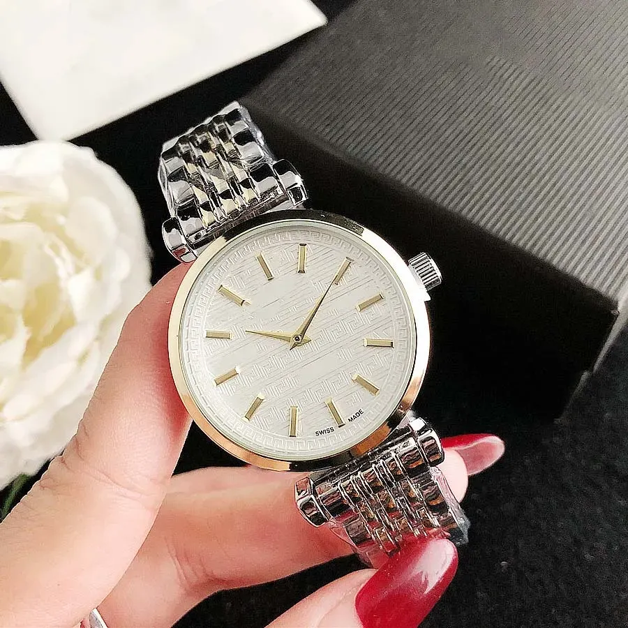 2023 Fashion Brand Watches Women Girl Head Style Metal Steel Band Quartz Wrist Watch Wholesale Free Shipping Gift Ladies watch