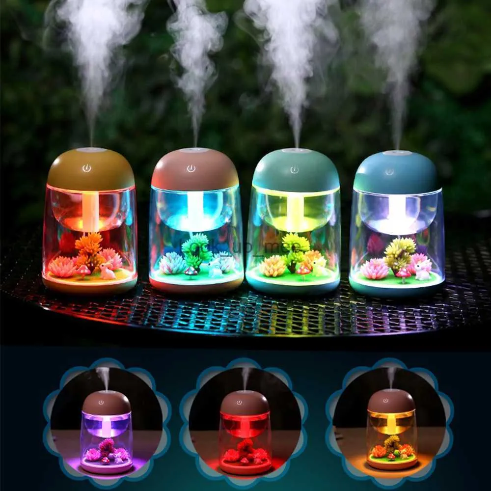 Humidifiers Mini Portable Mist Humidifier Transparent Micro Landscape Air  Humidifier Spray Air Purifier Diffuser With LED Lights For Home YQ230927  From Look_up_mee, $19.56