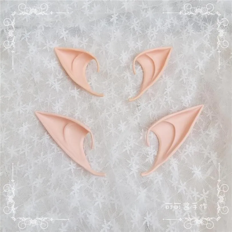 Party Masks Fairy Elf Emulation Ears Halloween Girly Cosplay Lolita Fake Pointed Lovely Prop Costume Accessories Decoration306c