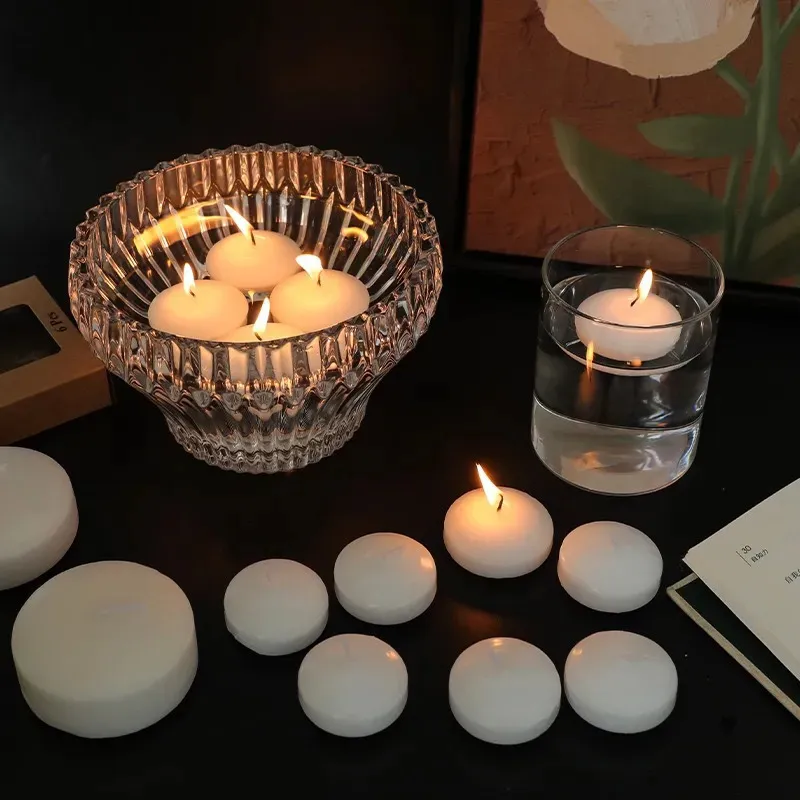 50 Candele Galleggianti, Candele Galleggianti Non Profumate