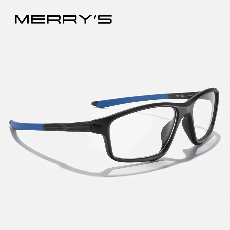 Occhiali da esterno MERRYS DESIGN Uomo Montature per occhiali sportivi TR90 Occhiali per sport all'aria aperta Occhiali rettangolari Montatura Miopia Occhiali da vista S2773 230927