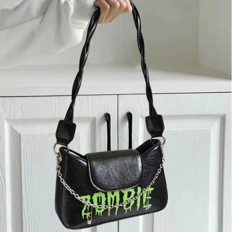 Women s 2023 New Summer Chain Crossbody Design Simple Sweet Cool Spicy Girl One Shoulder Underarm Bag 230927