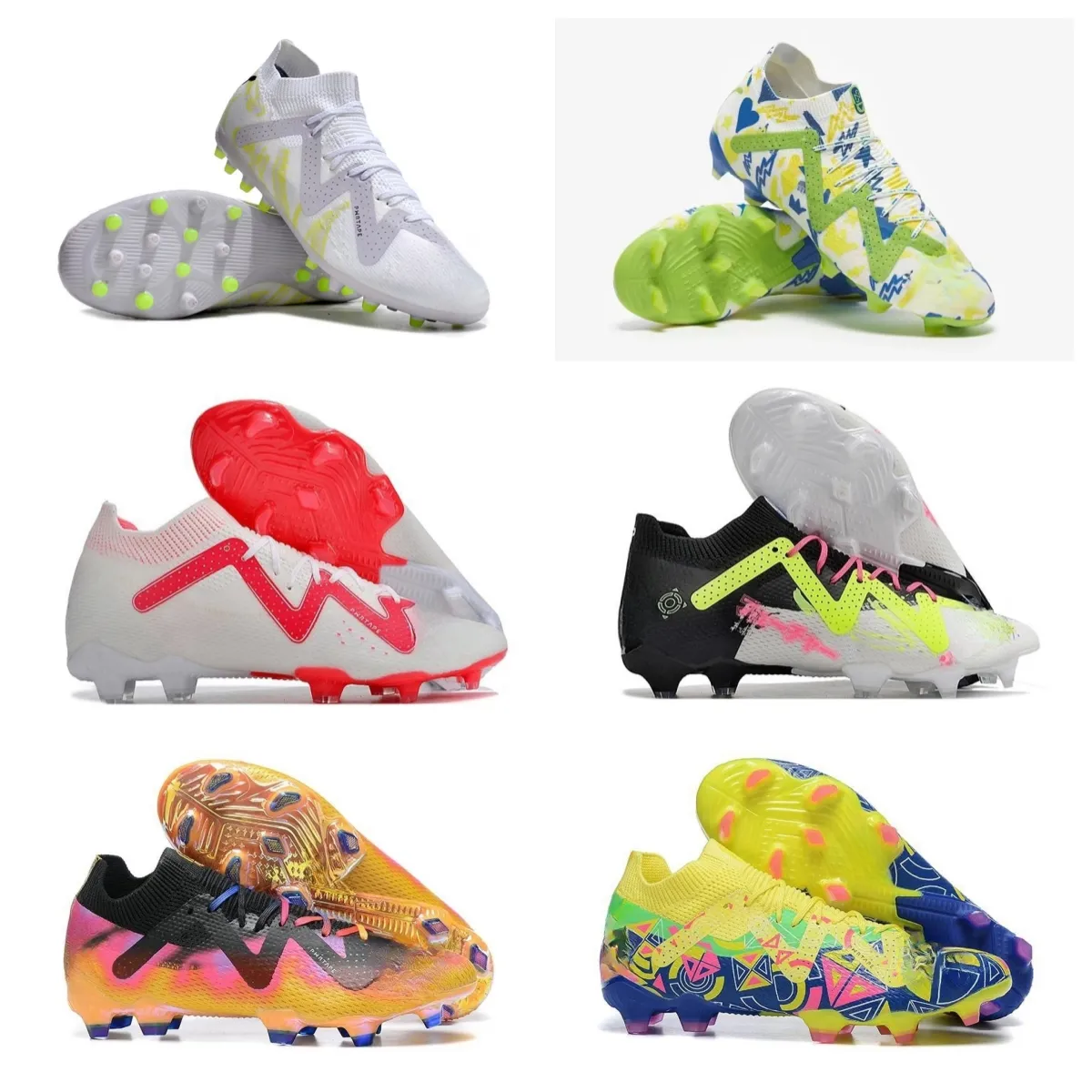 Sapatos Futebol Futuro Ultimate Brilliance Fg Mg Cleats Supercharged Azul Eclipse Perseguição Rápido Amarelo Branco Ultra Laranja Criatividade Equipe