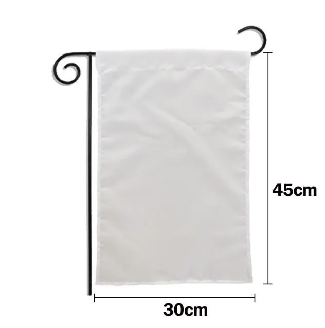 sublimation Blank Garden Flag American Garden Flags heat tranfer printing Garden Banner blank banners size 30*45cm