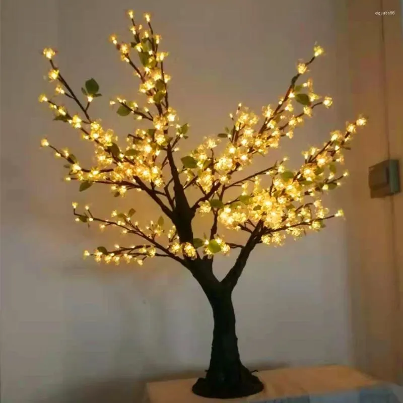 Christmas Decorations Outdoor LED Artificial Cherry Blossom Tree Light Lamp 432pcs Bulbs 1.5m Height 110/220VAC Garden Decor