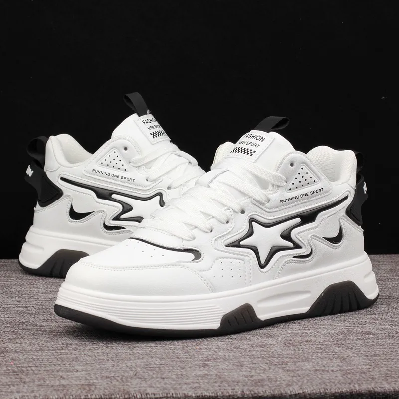 Men's Retro Star Y2K Punk Hip Hop Tennis Shoes: Fashion Male Sneakers for  Couple, Outdoor Casual Sports, Skateboard Shoes