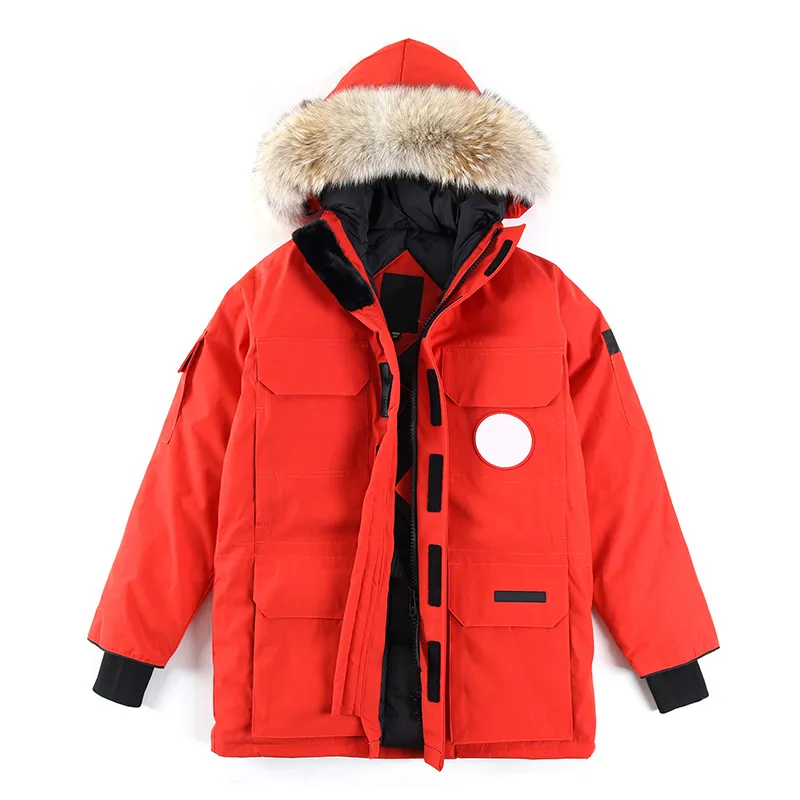 カナダのデザイナーグース冬のジャケットの男性濃厚なジャケットhomme Jassen Chaquetas Parka Outerwear Mens Chaqueton Coat Outdoor Hooded Fourure Canada