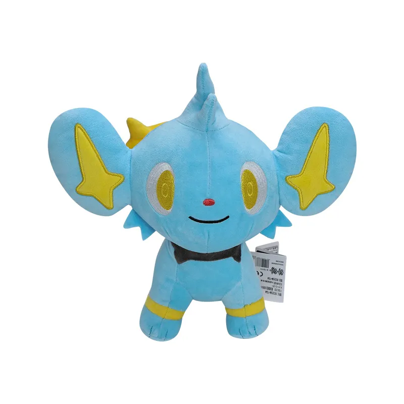 New Style 10 Inch Kitty Monster Plush Toy Stuffed Animals Toys Big Ears Smile Blue Cat Doll Kids Play Plushies M264K