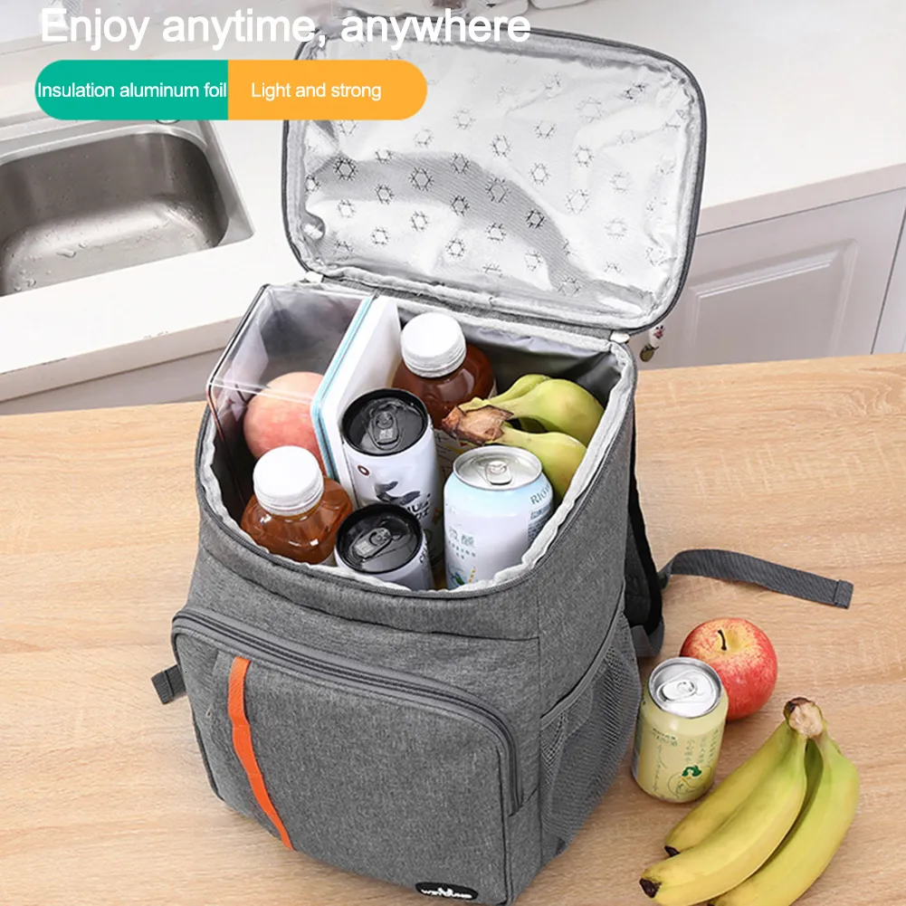 Outdoor Bags Camping Thermal Backpack Cooler Bag Waterproof Oxford Cloth Picnic Basket Insulated Lunch Box Beach Set 230926