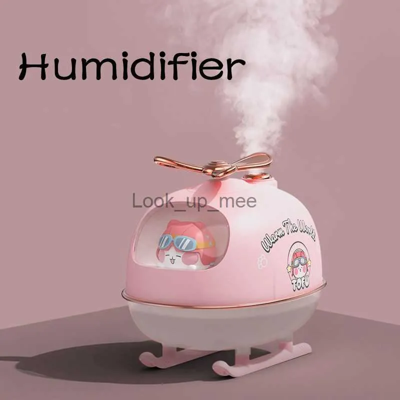 Carton Humidifier Humidifier Mini Cartoon Helicopter Aroma Air Humidifier USB Electric ...