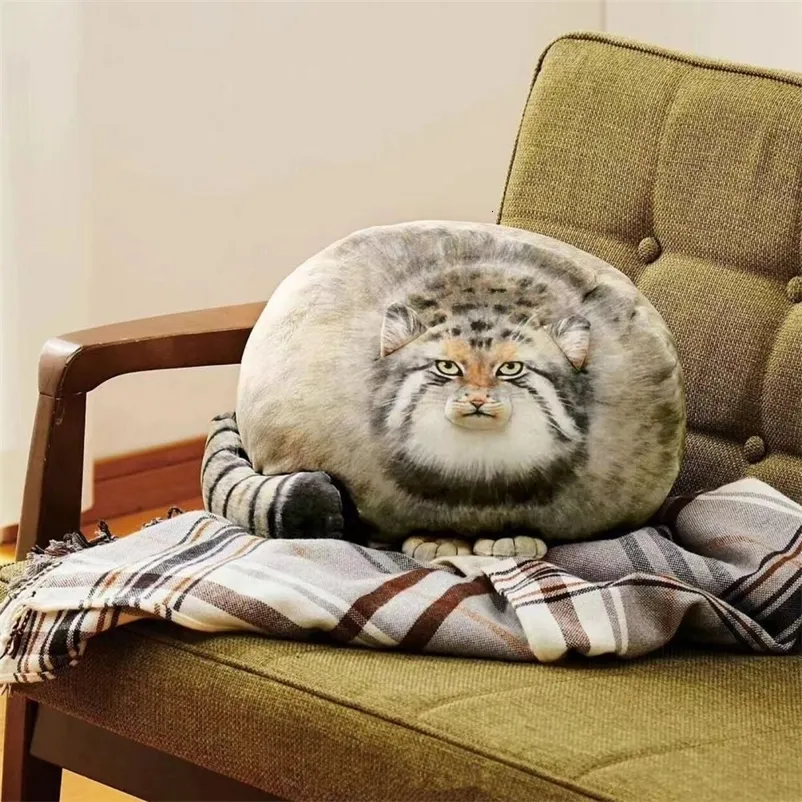 Cat best sale plush cushion