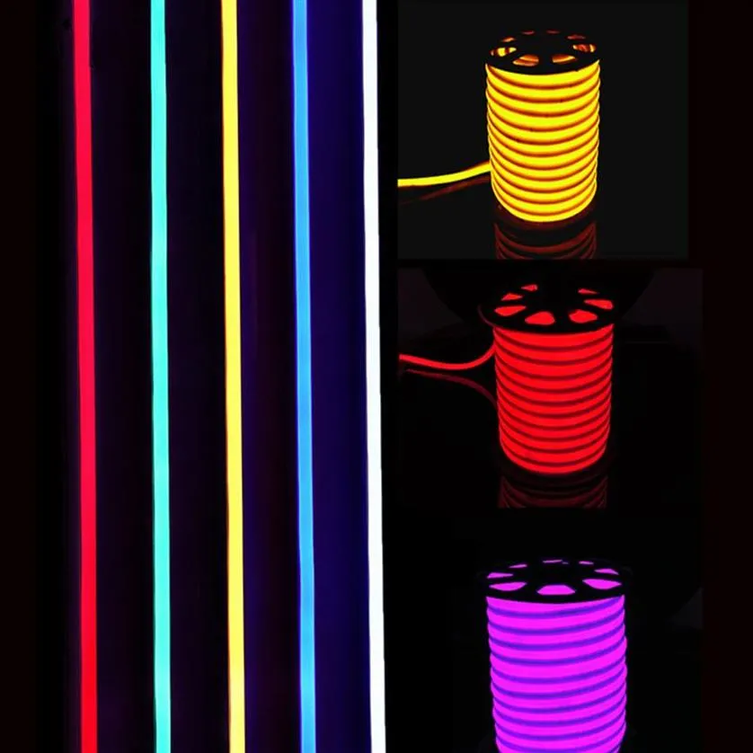 Ny ankomst LED Neon Sign flex rep Light PVCFlexible Strips inomhus utomhus flex tube disco bar pub julfest dekoration237b