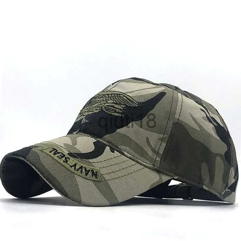 Bonés de bola de alta qualidade boné do exército camo boné de beisebol homens camuflagem snapback tático boné mens bonés de beisebol gorra pesca snapbacks x0927