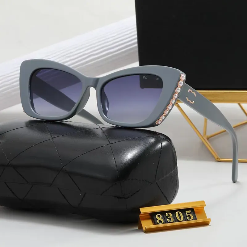 Designer óculos de sol óculos de luxo óculos de proteção pureza olho de gato alfabeto design óculos de sol condução viagem praia wear óculos de sol