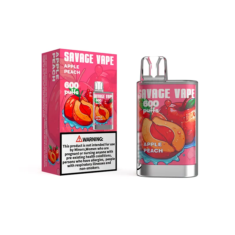 Германия Склад Savage Vape Crystal 600 Слоеных Одноразовых.