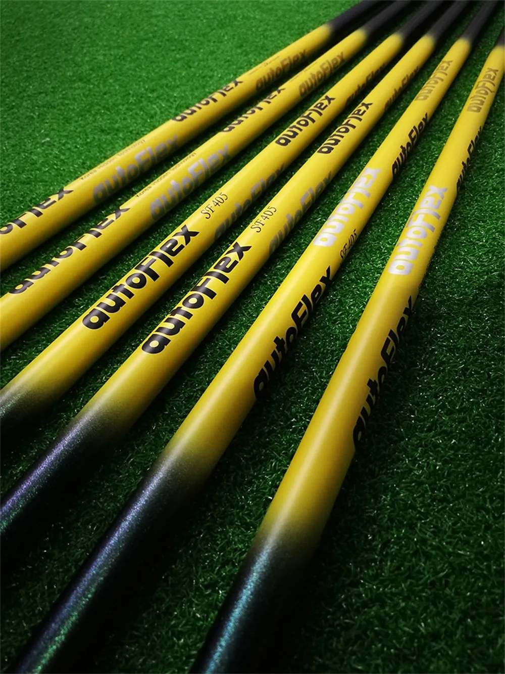 Yeni golf ütüleri sarı otoflex sf405 / sf505 / sf505x / sf505xx flex grafit ütüler şaft golf şaftı 